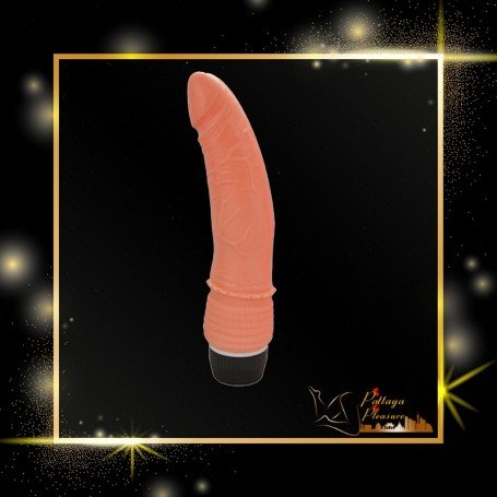 Ultra Slim Flexidick with vibrating Silicone RSV-036