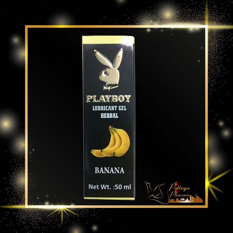 Playboy Lubricant Water Based Gel Banana Flavoured CGS031