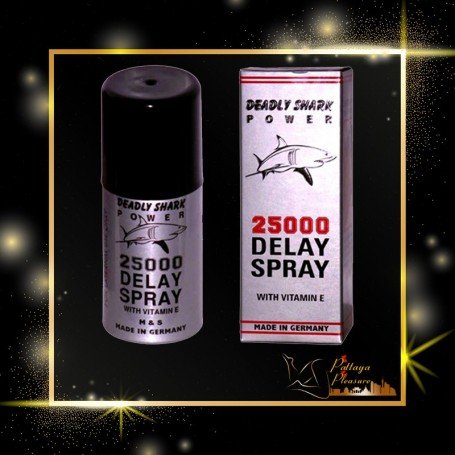 Deadly Shark 25000 Delay Spray for Men with Vitamin E DTZ-007