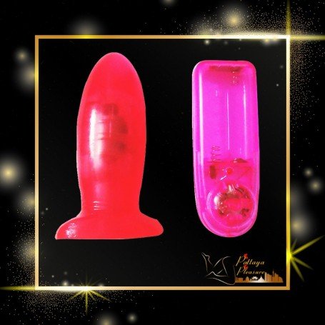 Crystal Anal Butt Plug Vibrating AD-013