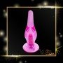 Crystal Anal Vibrating Butt Plug With Suction Cup AD-025