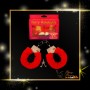 Fetish Fantasy Beginner's Furry Cuffs in Red BDSM-004
