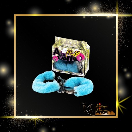 Ankle Fluff Cuffs with Keys BDSM-012