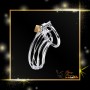 Stainless Steel Iron Wire Male Chastity Lock BDSM-016