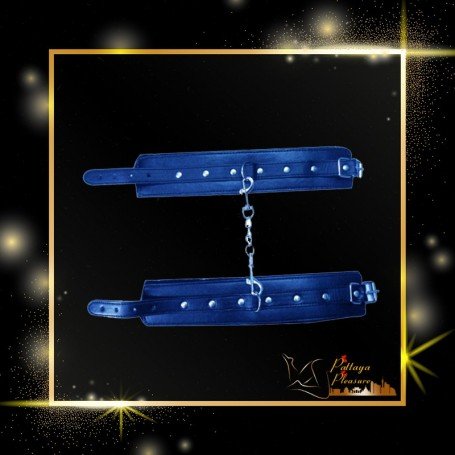 Premium Leather Naughty Nurse Wrist Cuffs Bondage Gear BDSM-021