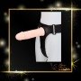 LeLuv 8 Male Hollow Vibrating Strap On SO-016