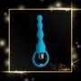 Blue Silicone Anal Vibrator AD-029