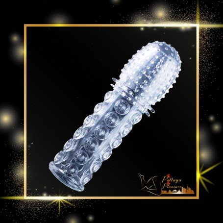 Crystal Penis Sleeve Textured Extension PES-021