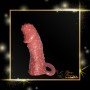 Solid Head Reusable Penis Extension Sleeve chocolate PES-026