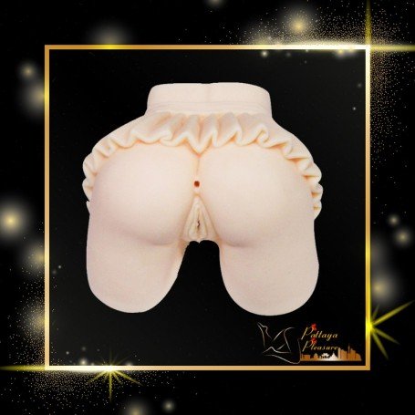 Silicone Mini Skirt Ass & Vagina Masturbator V2 BAV-019
