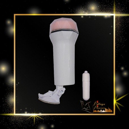 Super Soft Vibrating Masturbator With Suction FM-048